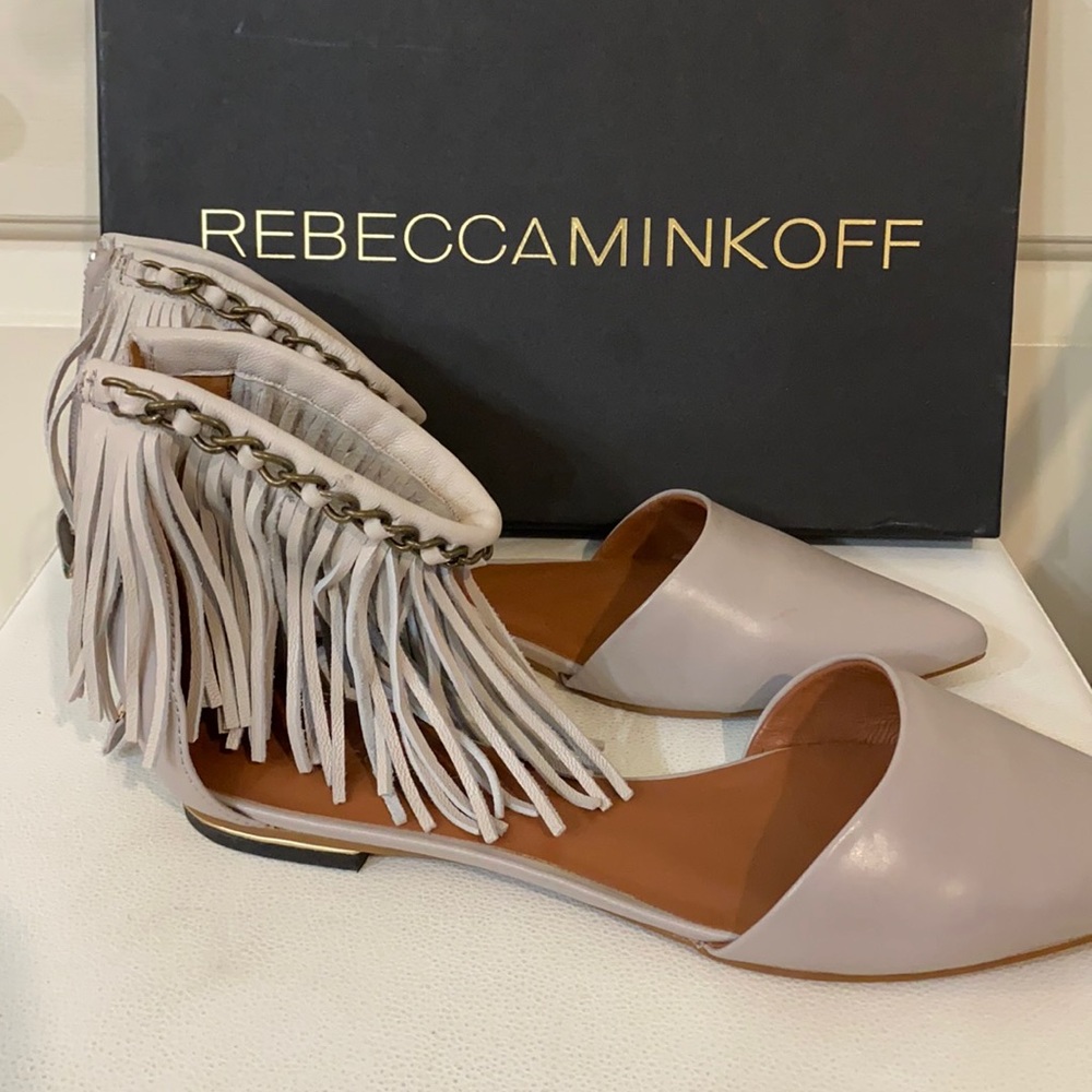Rebecca Minkoff Faith Fringe Flats